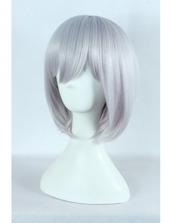 Touken Ranbu Online HonebamiToushirou Silver Gray Bob Cosplay Wig