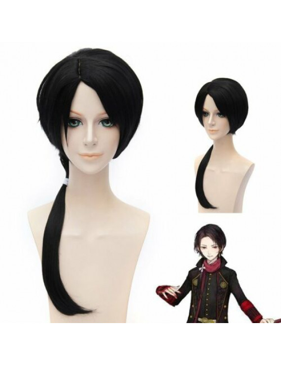 Touken Ranbu Online Kashuu Kiyomitsu Black Cosplay Wig