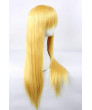 Touhou Project Yakumo Yukari Golden Long Straight Anime Cosplay Wig