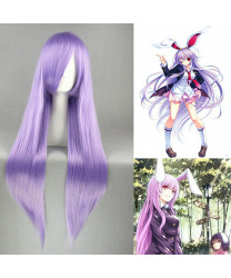 TouHou Project Reisen Udongein Inaba Light Purple Long Straight Cosplay Wig