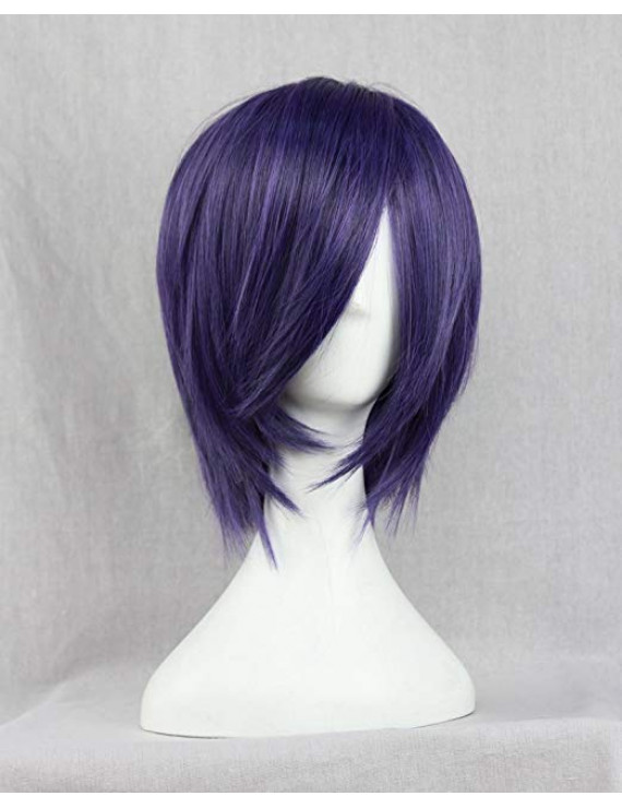 Tokyo Ghoul Toka Kirishima Purple Blue Anime styled Cosplay Wig