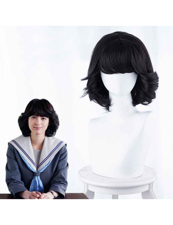Kyou Kara Ore Wa Akasaka Riko Short Black Curly Synthetic Hair Cosplay Wig