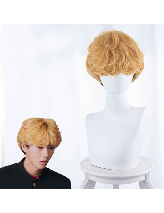 Kyou Kara Ore Wa Mihashi Takashi Short Curly Mixed Color Synthetic Hair Cosplay Wig