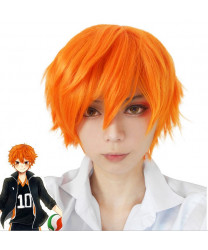 Haikyuu Hinata Syouyou Orange Short Cosplay Wig