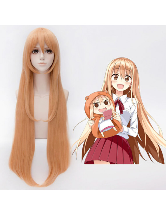 Himouto! Umaru-chan Doma Umaru Long light Orange Straight Hair Cosplay Wig