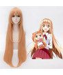 Himouto! Umaru-chan Doma Umaru Long light Orange Straight Hair Cosplay Wig