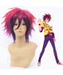 No Game No Life Sora Rose Purple Short Styled Anime Cosplay Wig 