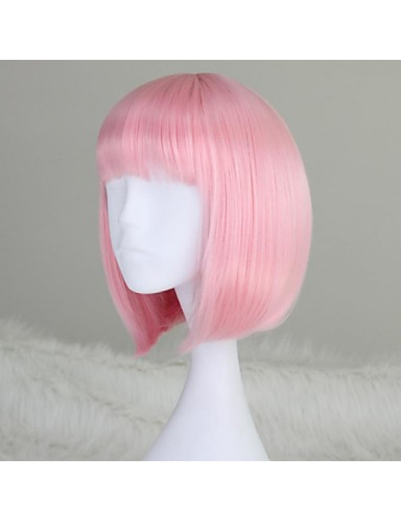 Sweet Lolita Wig Short Straight Bob Harajuku Synthetic Wig