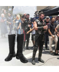 Thor 3 Ragnarok Thor Boots PU Leather Cosplay Boots