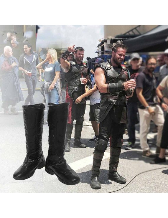 Thor 3 Ragnarok Thor Boots PU Leather Cosplay Boots