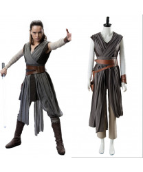 Star Wars 8 The Last Jedi Ver.2 Rey Outfit Cosplay Costume