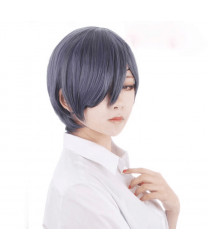 Black Butler Ciel Phantomhive Mixed Color Synthetic Hair Cosplay Wig