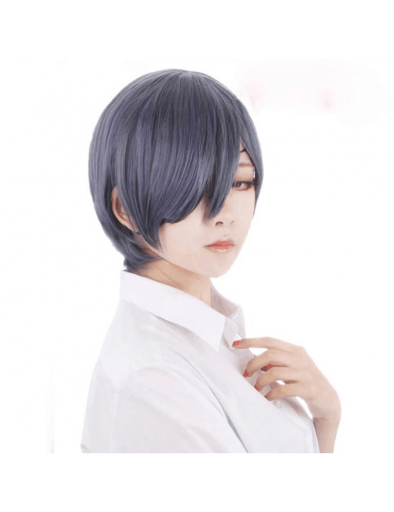 Black Butler Ciel Phantomhive Mixed Color Synthetic Hair Cosplay Wig