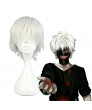 Tokyo Ghoul Ken Kaneki Heat Resistant Fiber Silver Short Anime Cosplay Wigs