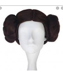 Star Wars Carrie Reynolds Fisher Short Brown Heat Resistant Fiber Cosplay Wig