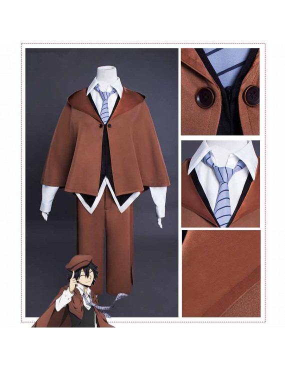 Bungo Stray Dogs Edogawa Ranpo Long Sleeve Anime Cosplay Costumes