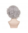 Boo! A Madea Halloween Aunt Bam Short Silver Curly Synthetic Cosplay Wig