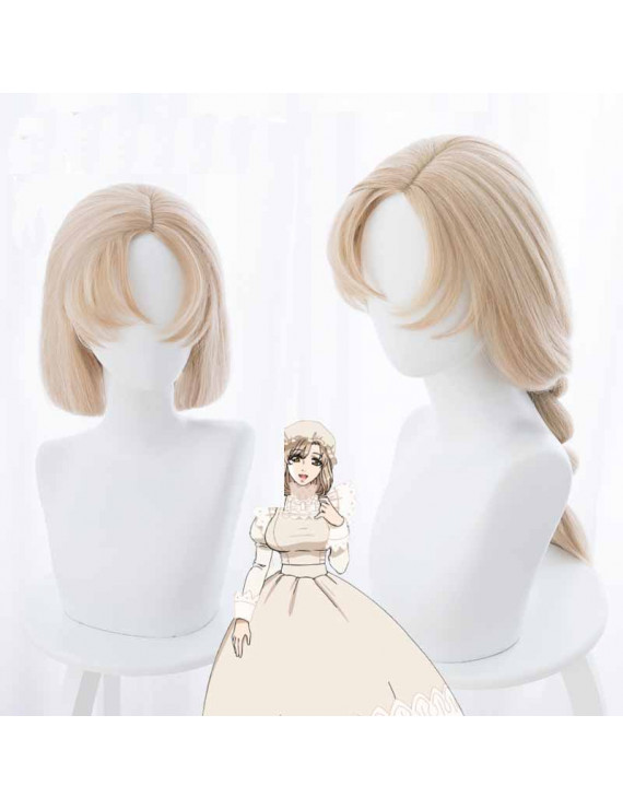Cells At Work Macrophages Long Blonde Anime Cosplay Wig