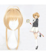 Cardcaptor Sakura Kinomoto Sakura Golden Anime Cosplay Wig