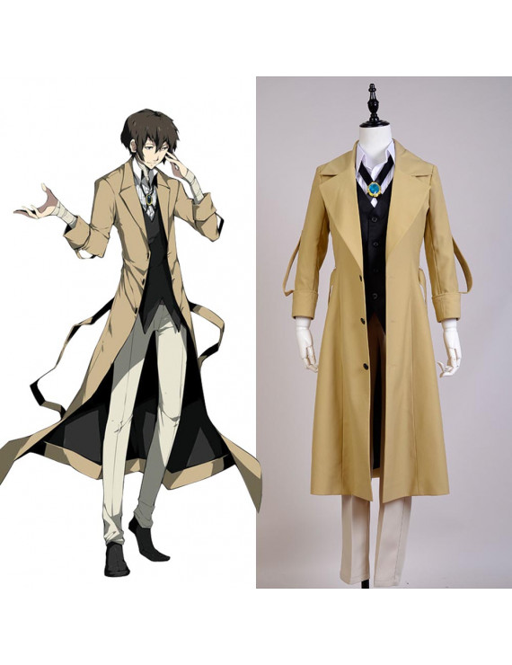 Bungo Stray Dogs Dazai Osamu Anime Cosplay Costume