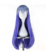 Blue Long straight Heat Resistant Fiber Sweet Lolita Wig 30 Inches