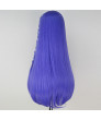 Blue Long straight Heat Resistant Fiber Sweet Lolita Wig 30 Inches