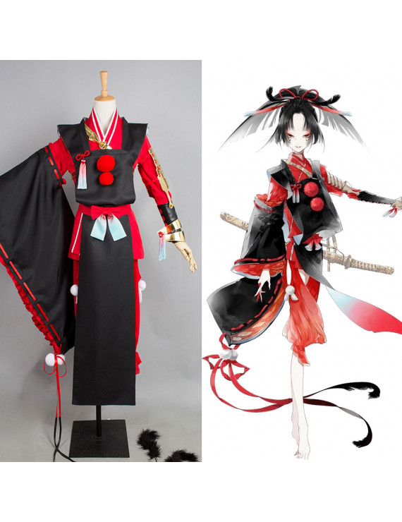 Touken Ranbu Kogarasumaru Japan Kimono Cosplay Costume