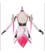 Cosplay Costume For Overwatch Mercy Angela Ziegler Outfit Pink Mercy Skin Dress