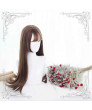 Dark Brown Long Straight Sweet Hair Sweet Lolita Wig