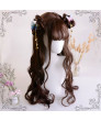 Harajuku Style Big Waves Long Brown Lolita Wig