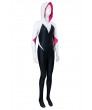 Gwen Stacy Cosplay Costume Into the Spider-verse Ghost Gwen Bodysuit Lycra Suit