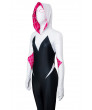 Gwen Stacy Cosplay Costume Into the Spider-verse Ghost Gwen Bodysuit Lycra Suit