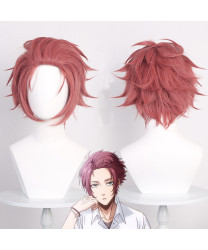 Blue Lock Itoshi Sae Pink Short Cosplay Wig