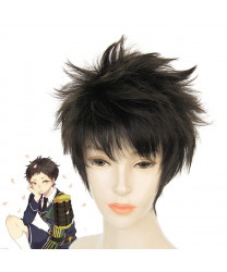 Touken Ranbu Online Atsushi Toushirou Black Short wigs