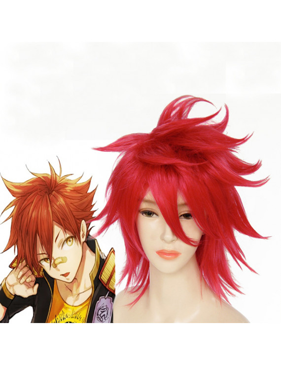 Touken Ranbu Online Aizen Kunitoshi Red short Cosplay Wig