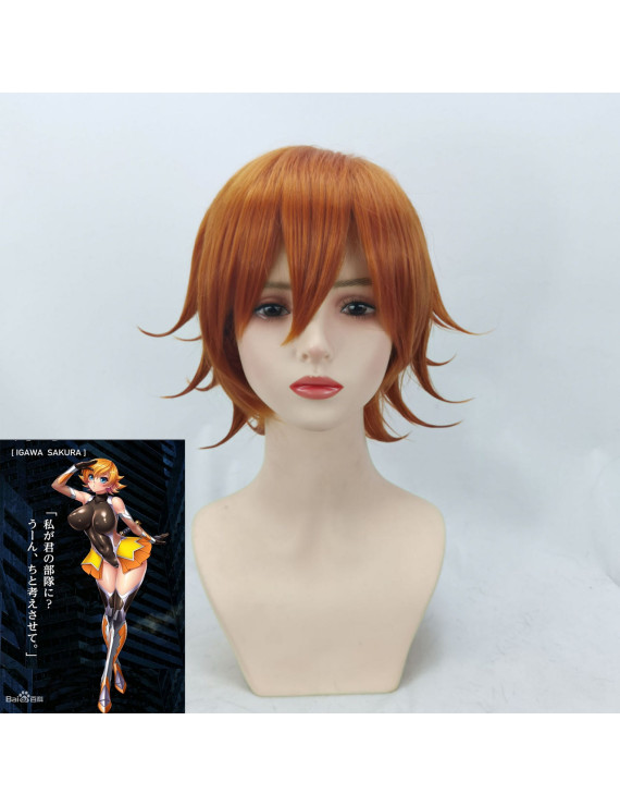 Action Taimanin Igawa Sakura Styled Cosplay Wig
