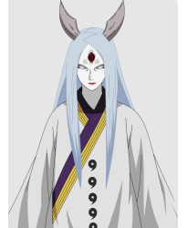 Naruto Ootutuki Kaguya Silver gray Cosplay Wig 120 cm