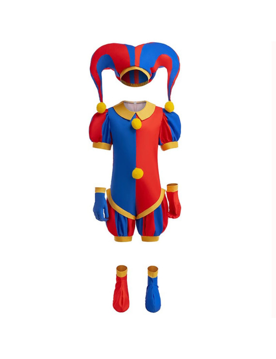 The Amazing Digital Circus Pomni Cosplay Costume for Kids