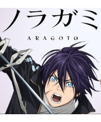 Deep Purple Cosplay Wig for Noragami Aragoto's Yato - Customizable and Handmade