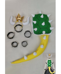 Royal Hime Princess Cosplay Accessories Set with Crown, Choker Bracelet, Arm Ring, and Backpack for Extra Style