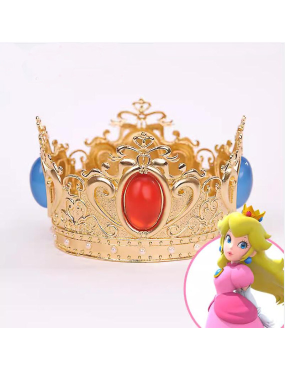 Mario Princess Peach Cosplay Crown Headpiece