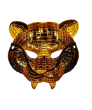 Squid Game Masks Tiger Golden Mask Squid Game Face Cover