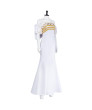 Sailor Moon Tsukino Usagi White Queen Dress Cosplay Costume