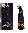 One Piece Trafalgar D Water Law Coat Cosplay Costumes