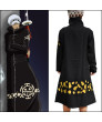 One Piece Trafalgar D Water Law Coat Cosplay Costumes