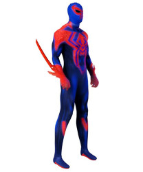 Spider-Man 2099 Cosplay Costume – Miguel O'Hara Suit from Spider-Man: Across the Spider-Verse Halloween Jumpsuit Bodysuit Outfit