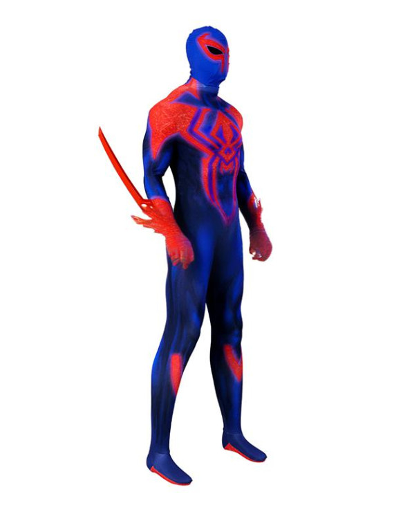 Spider-Man 2099 Cosplay Costume – Miguel O'Hara Suit from Spider-Man: Across the Spider-Verse Halloween Jumpsuit Bodysuit Outfit