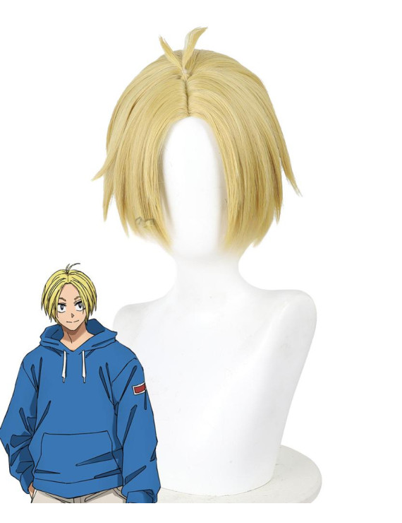 Sakamoto Days Shin Asakura Golden Short Cosplay Wig