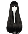 Heat Resistant Fiber Long Black Mixed Color Anime Punk Lolita Dress Wig