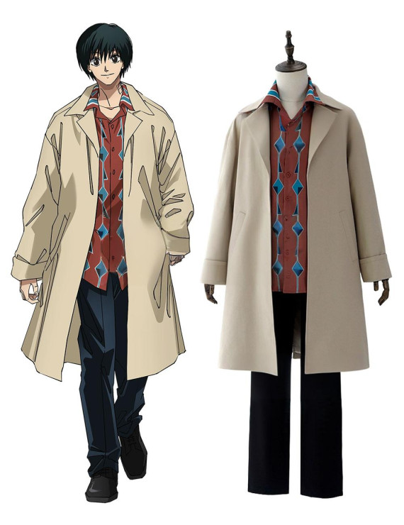 Sakamoto Days Nagumo Yoichi Cosplay Costume Set (Coat, Shirt, Pants)
